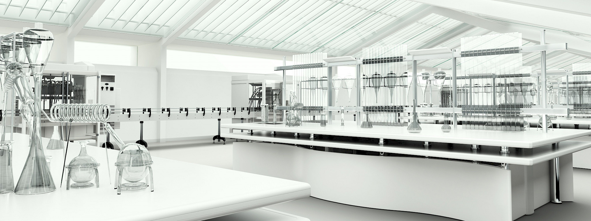 Modern and clean testing laboratory for proficiency testing